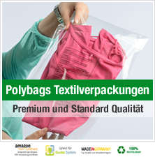 Polybags Textilverpackungen fr Textilien und Kleidung
